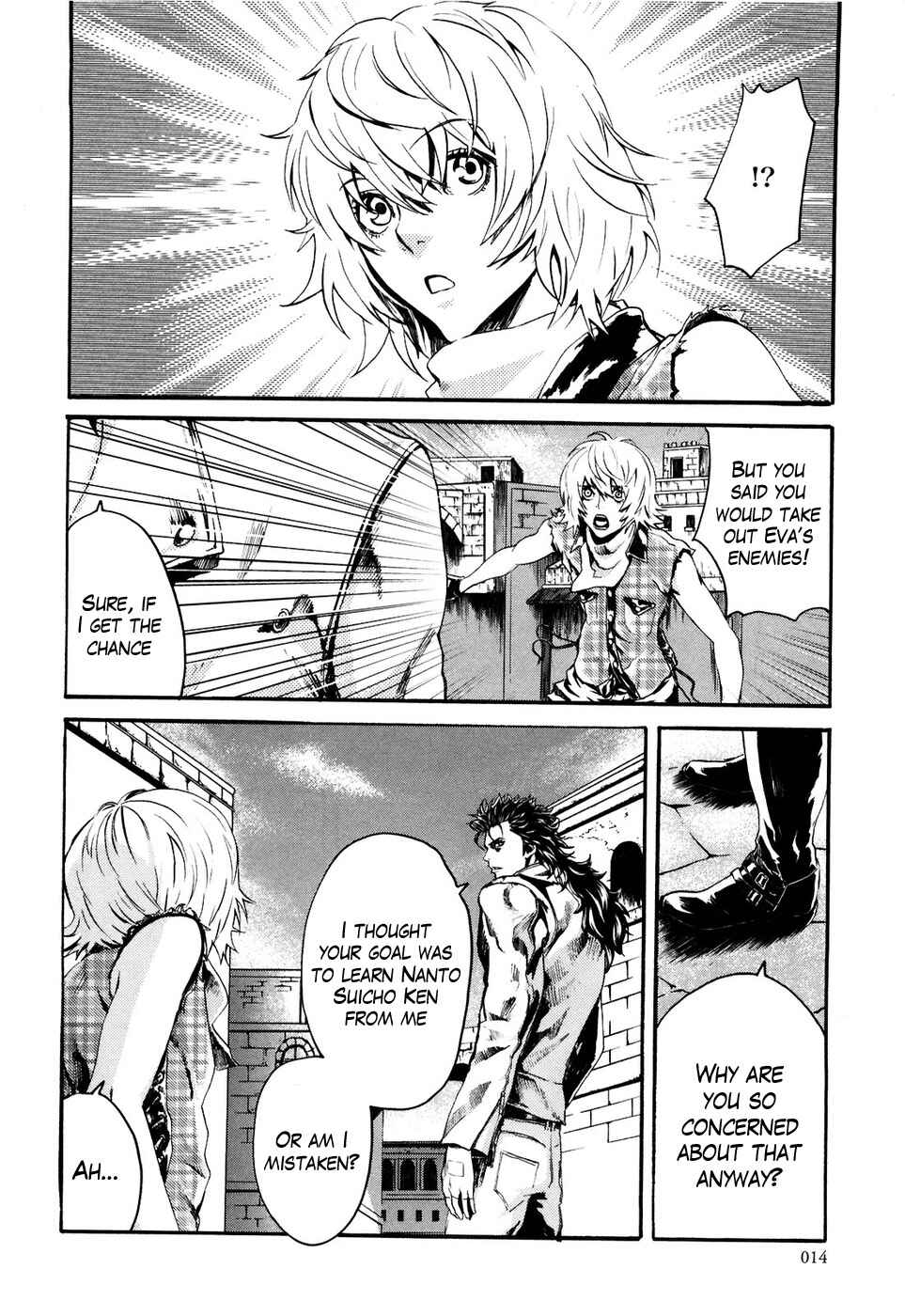 Page 15 Chapter 18 Black and Blue Hungry Wolf - Fist of the North Star: Rei Gaiden