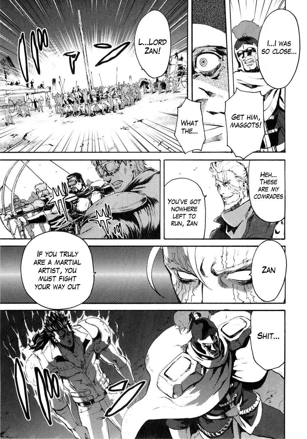Page 10 Chapter 41 Black and Blue Hungry Wolf - Fist of the North Star: Rei Gaiden