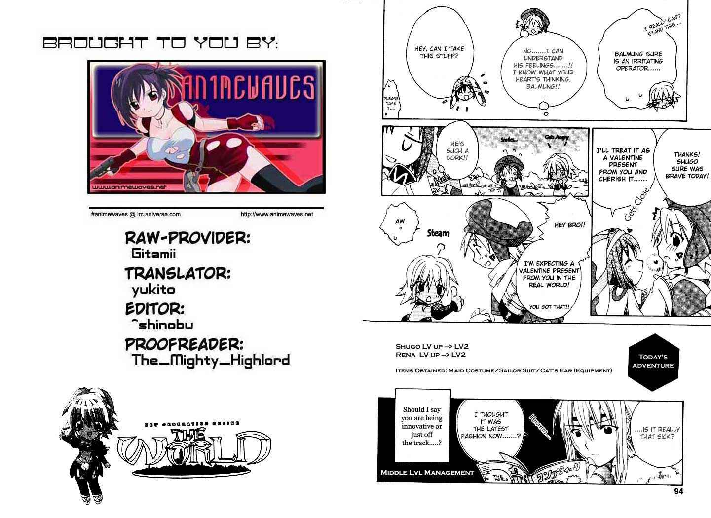 Page 1 Chapter 4 .hack//Legend of the Twilight