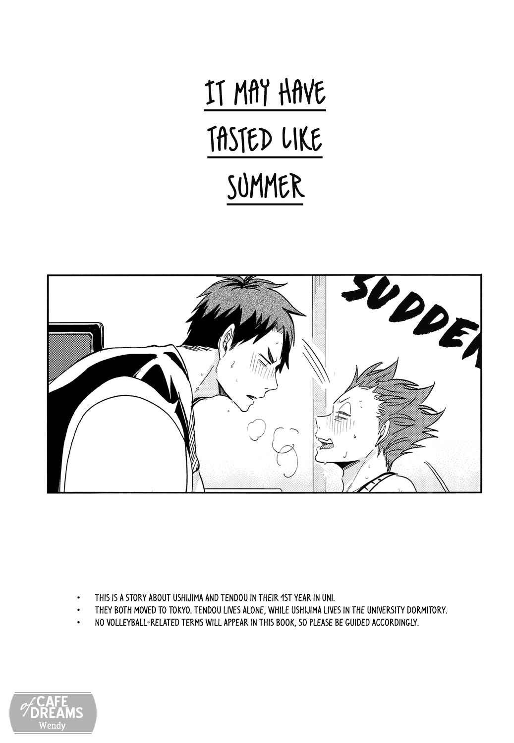 Page 3 Chapter Unknown_3566 Haikyuu!! - Natsu no Aji ga Shita Kamoshirenai (Doujinshi)