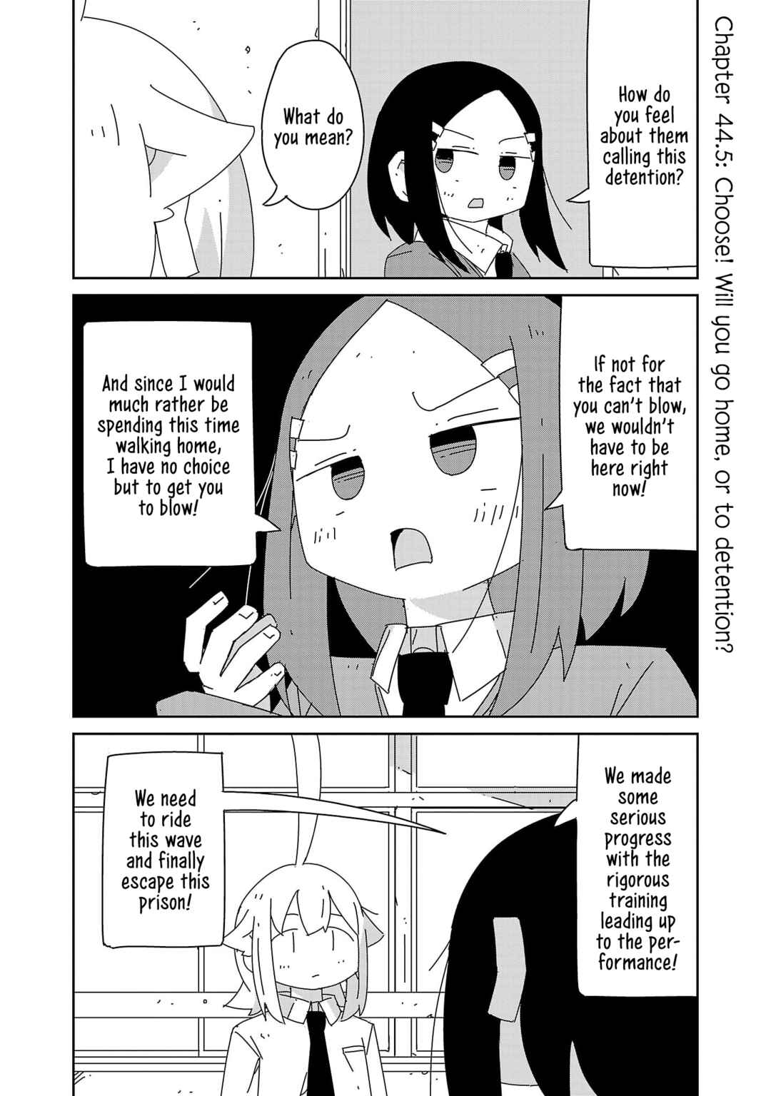 Page 1 Chapter 44.5 Hagino-san Wants to Quit the Wind Ensemble
