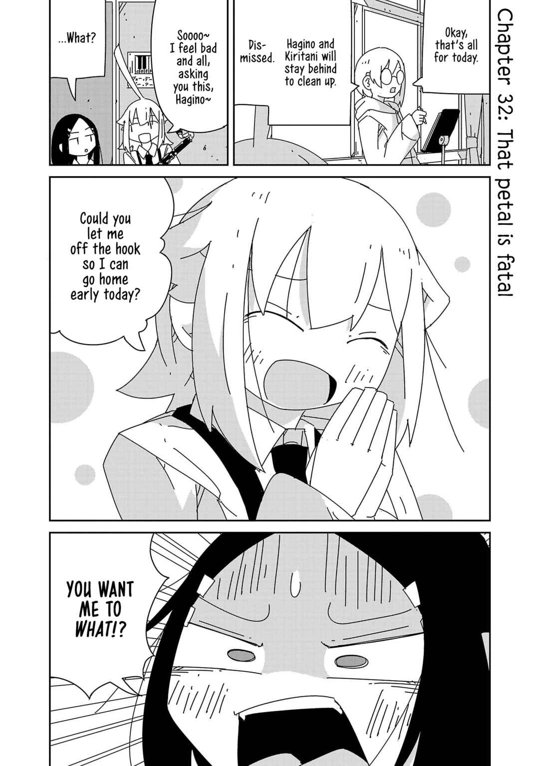 Page 1 Chapter 32 Hagino-san Wants to Quit the Wind Ensemble