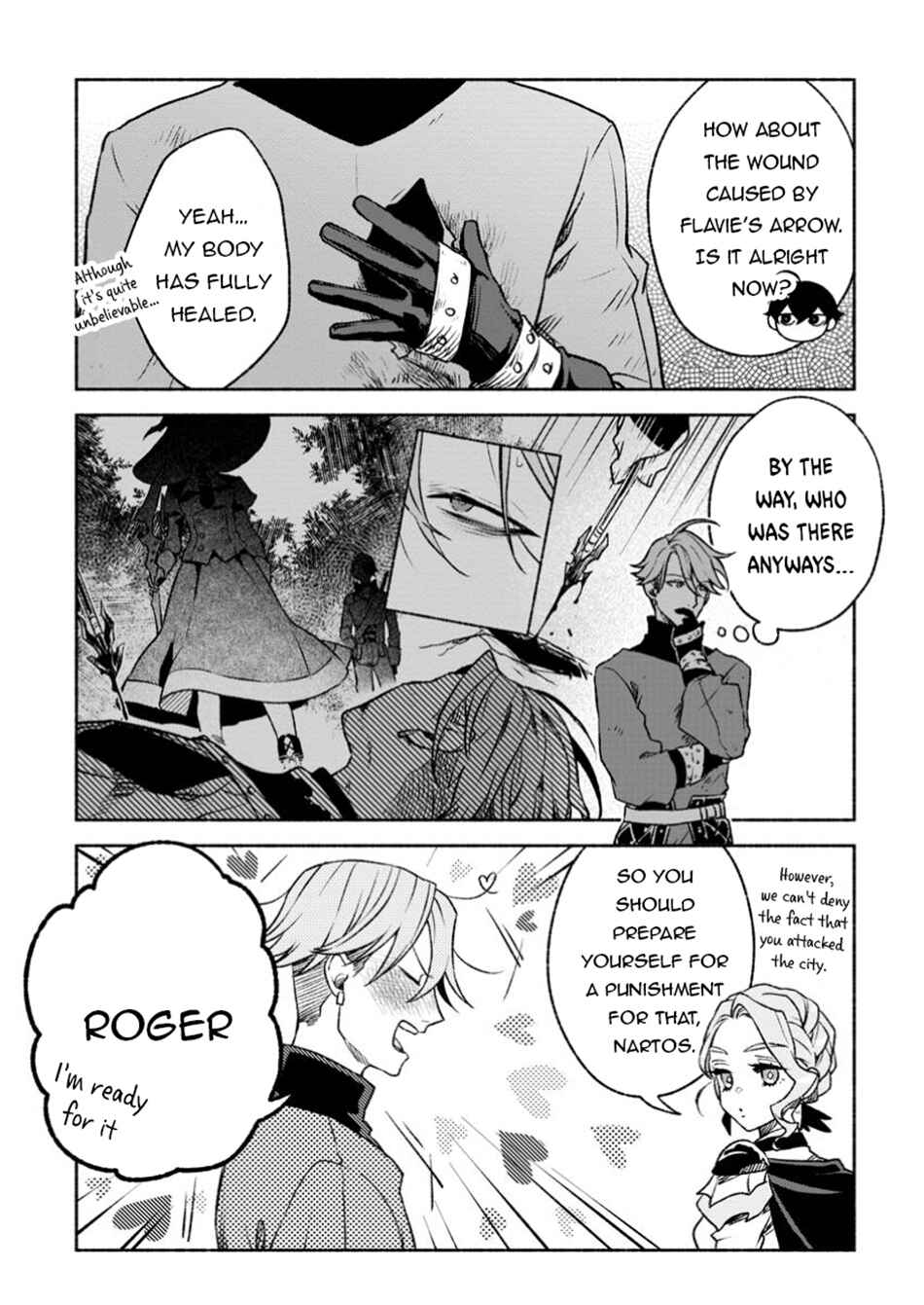Page 10 Chapter 33.2 Sono Monban, Saikyou Nitsuki ~Tsuihou Sareta Bougyo Ryoku 9999 no Senshi, Outo no Monban Toshite Musou Suru~