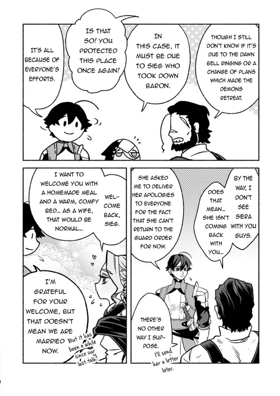 Page 8 Chapter 33.2 Sono Monban, Saikyou Nitsuki ~Tsuihou Sareta Bougyo Ryoku 9999 no Senshi, Outo no Monban Toshite Musou Suru~