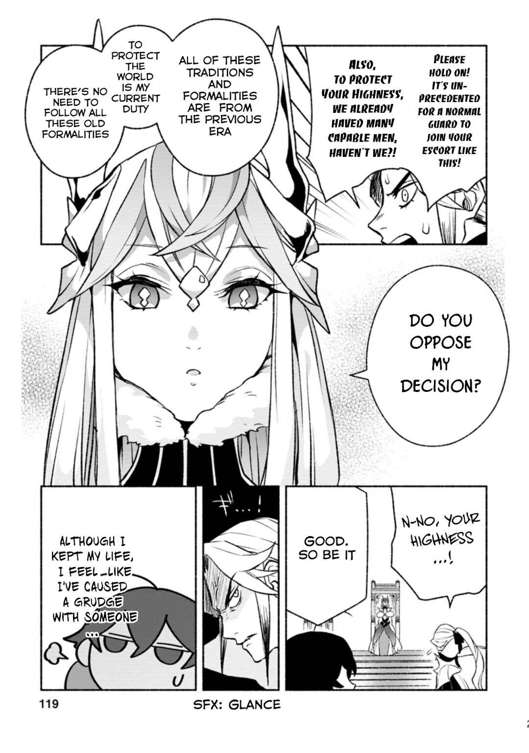 Page 8 Chapter 14.3 Sono Monban, Saikyou Nitsuki ~Tsuihou Sareta Bougyo Ryoku 9999 no Senshi, Outo no Monban Toshite Musou Suru~