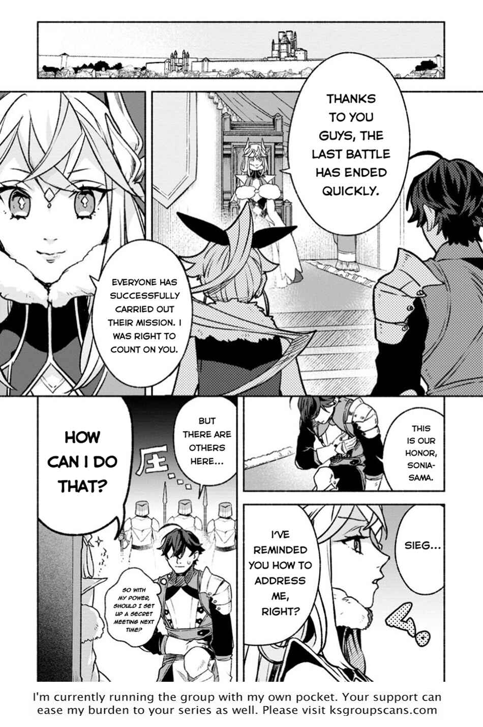 Page 10 Chapter 34.1 Sono Monban, Saikyou Nitsuki ~Tsuihou Sareta Bougyo Ryoku 9999 no Senshi, Outo no Monban Toshite Musou Suru~
