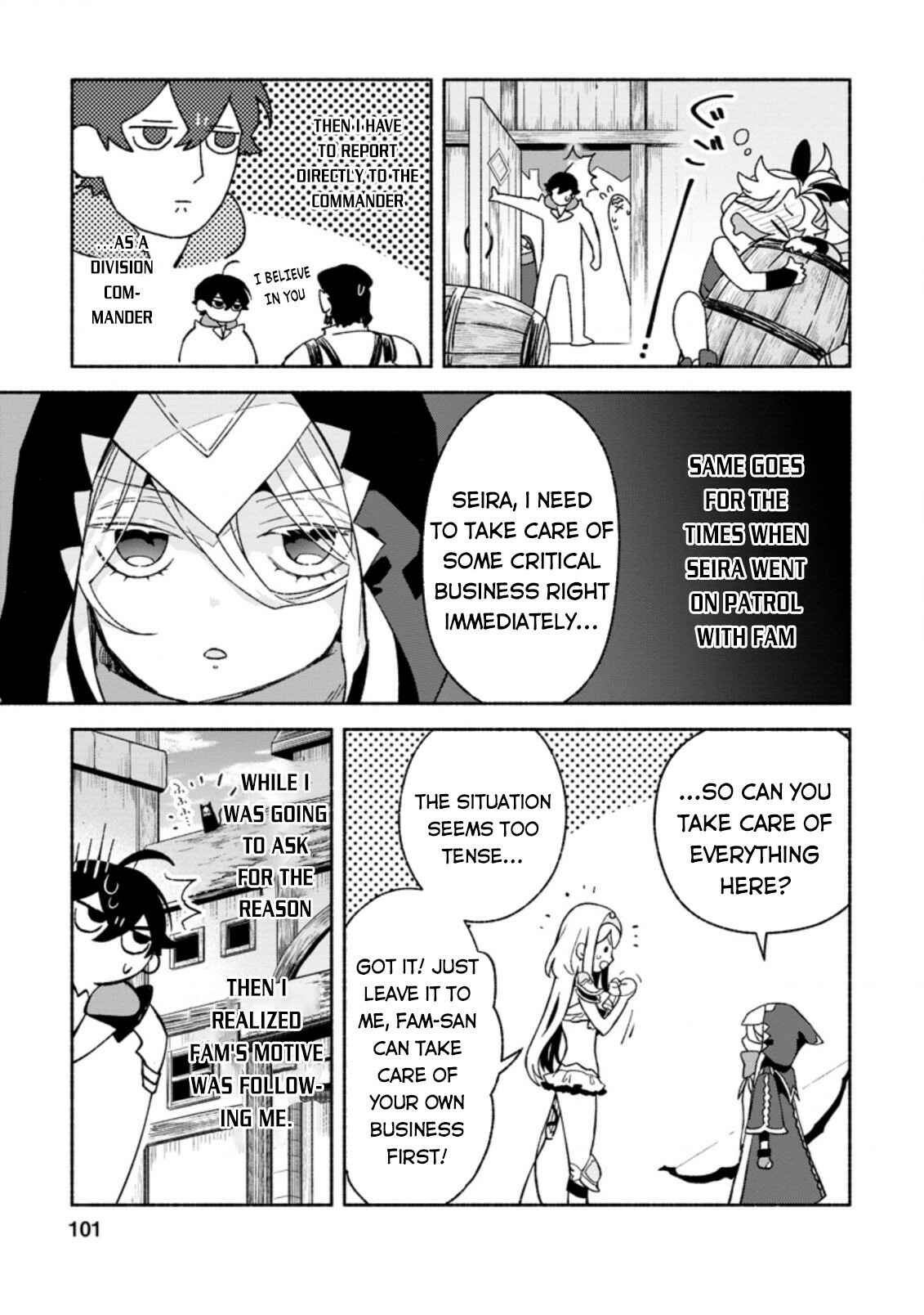 Page 4 Chapter 9 Sono Monban, Saikyou Nitsuki ~Tsuihou Sareta Bougyo Ryoku 9999 no Senshi, Outo no Monban Toshite Musou Suru~