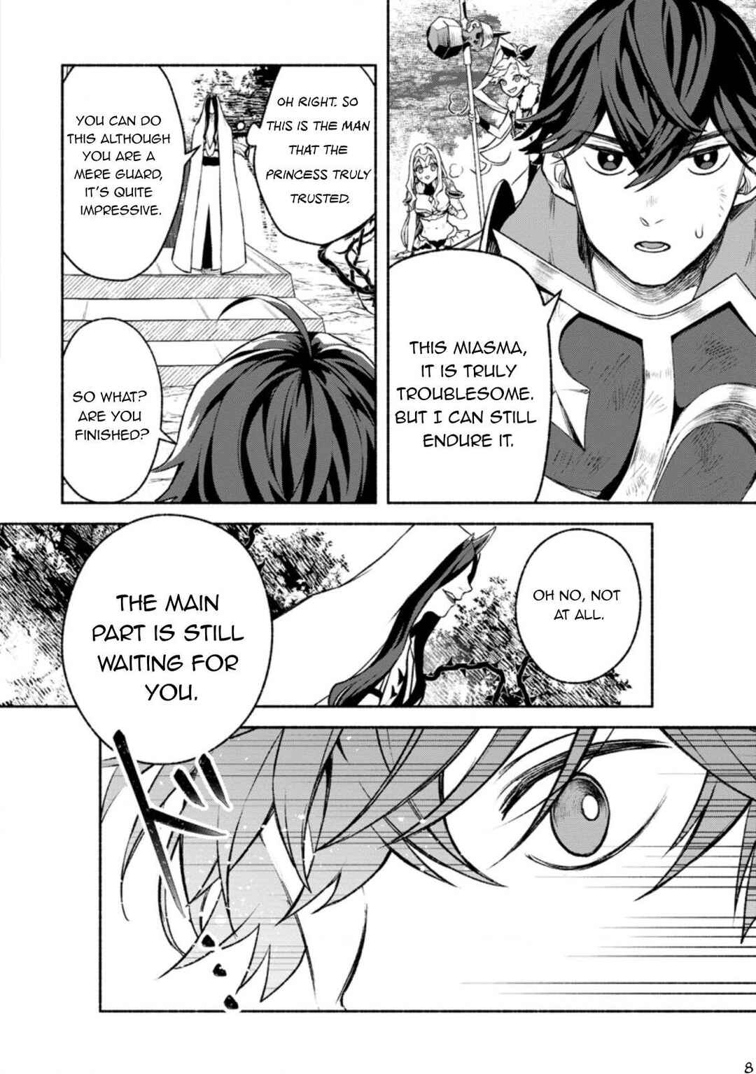 Page 9 Chapter 20 Sono Monban, Saikyou Nitsuki ~Tsuihou Sareta Bougyo Ryoku 9999 no Senshi, Outo no Monban Toshite Musou Suru~