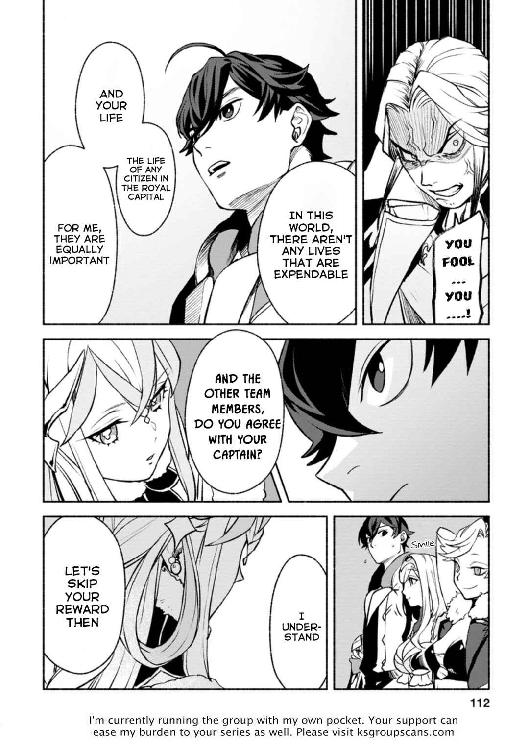 Page 11 Chapter 14.2 Sono Monban, Saikyou Nitsuki ~Tsuihou Sareta Bougyo Ryoku 9999 no Senshi, Outo no Monban Toshite Musou Suru~