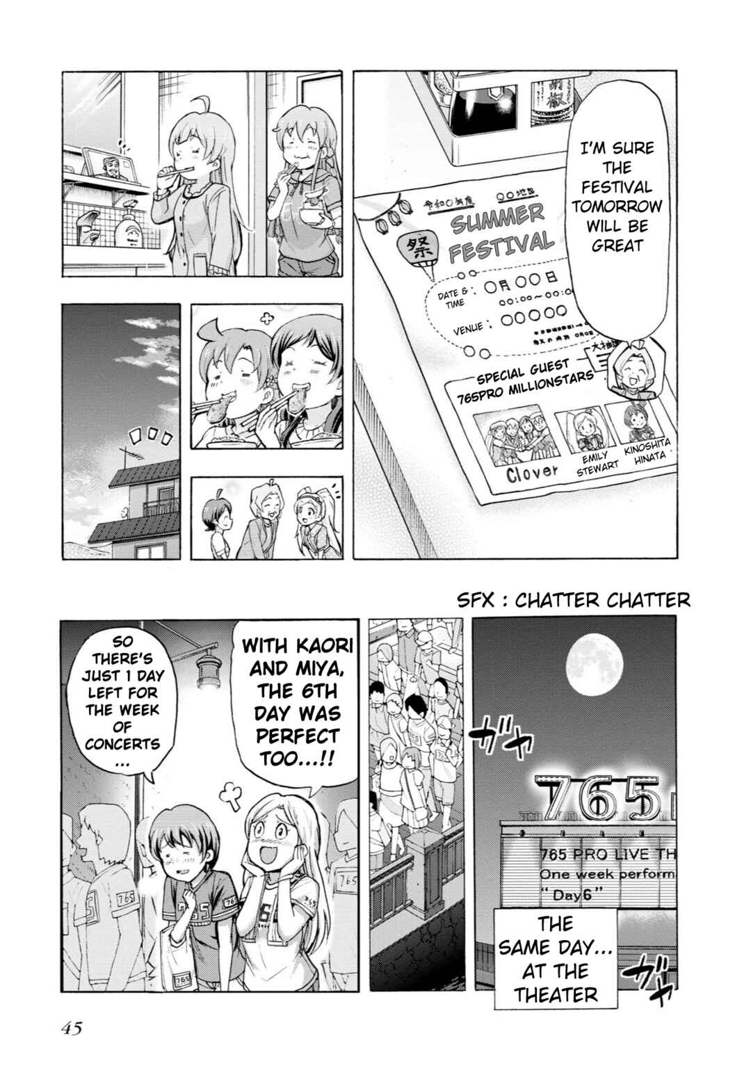 Page 45 Chapter 31 THE iDOLM@STER MILLION LIVE! Blooming Clover