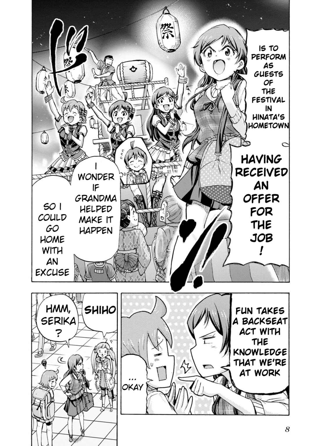 Page 8 Chapter 31 THE iDOLM@STER MILLION LIVE! Blooming Clover