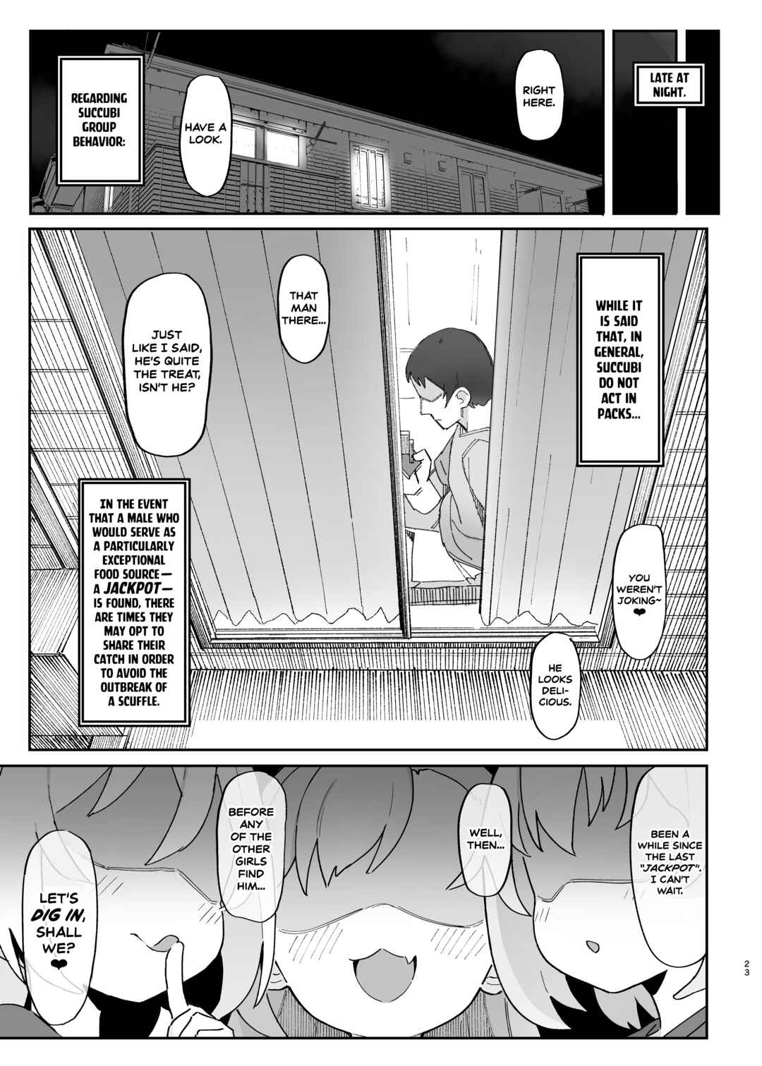 Page 23 Chapter Unknown_2e82 Mesugaki Succubus-tachi ni Shiboritorareru Hon
