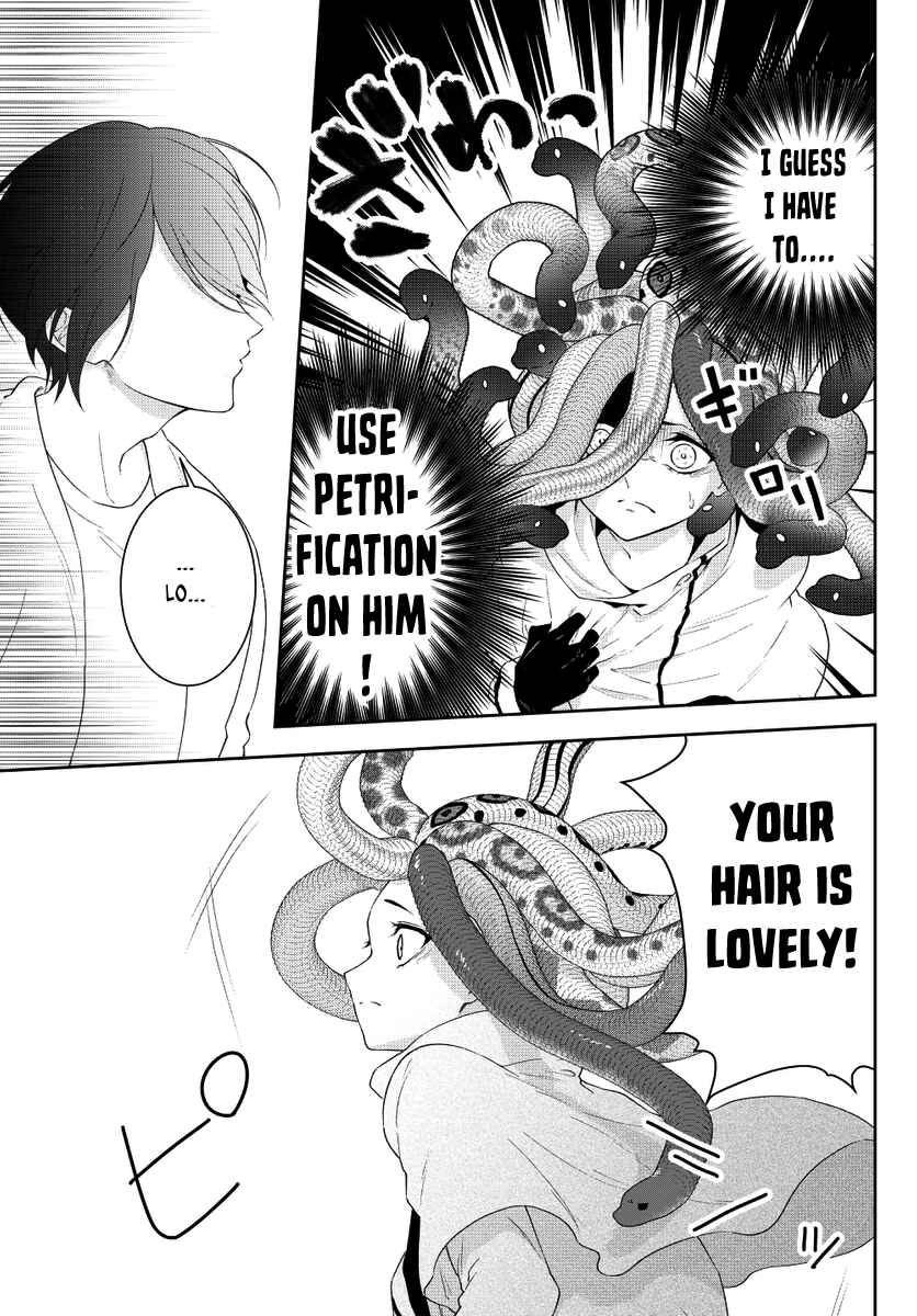 Page 3 Chapter 1 The Story of Medusa Falling From The Ceiling.