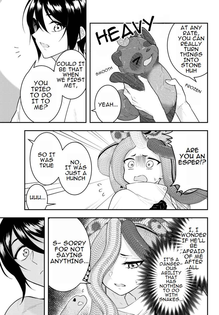 Page 3 Chapter 6 The Story of Medusa Falling From The Ceiling.