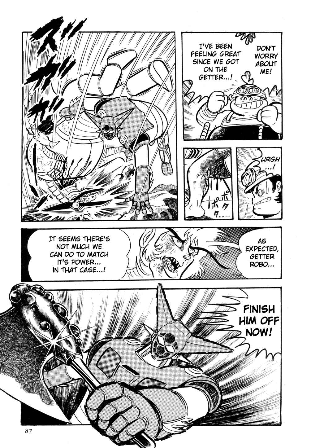 Page 92 Chapter 8 Getter Robo