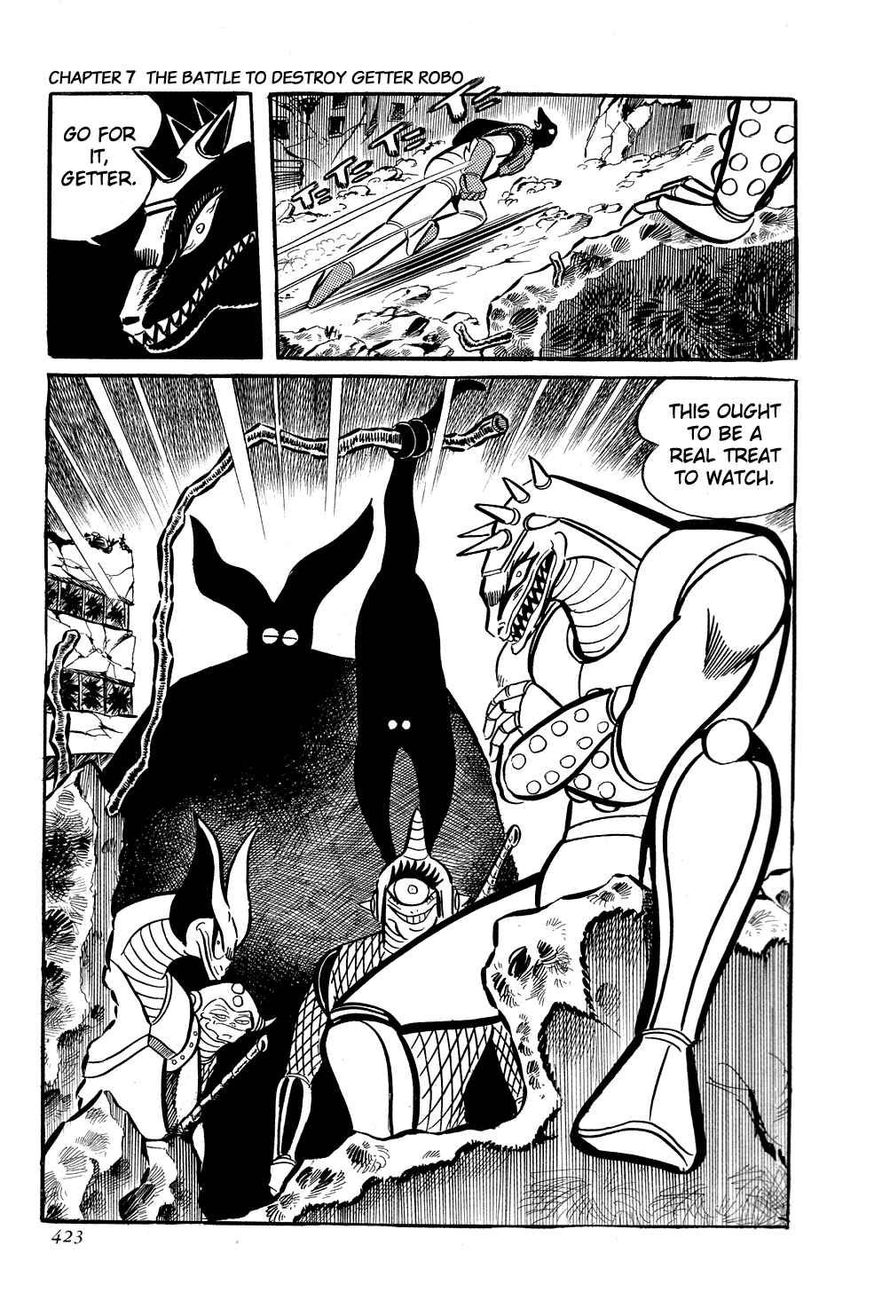 Page 55 Chapter 7 Getter Robo