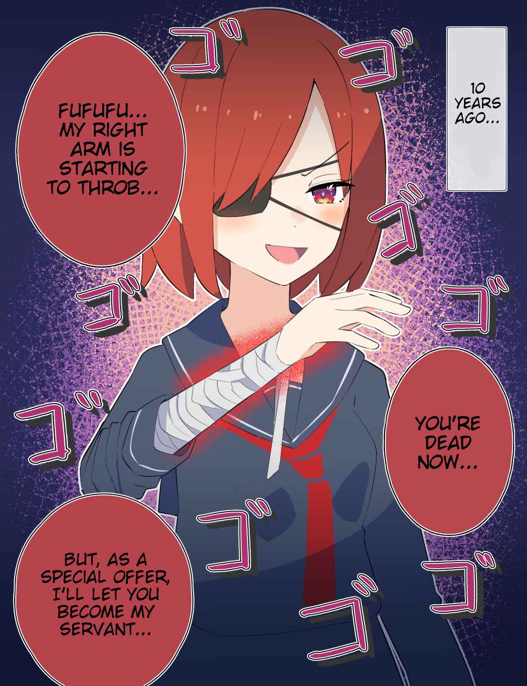 Page 1 Chapter 2 Chuunibyou-chan After 10 Years