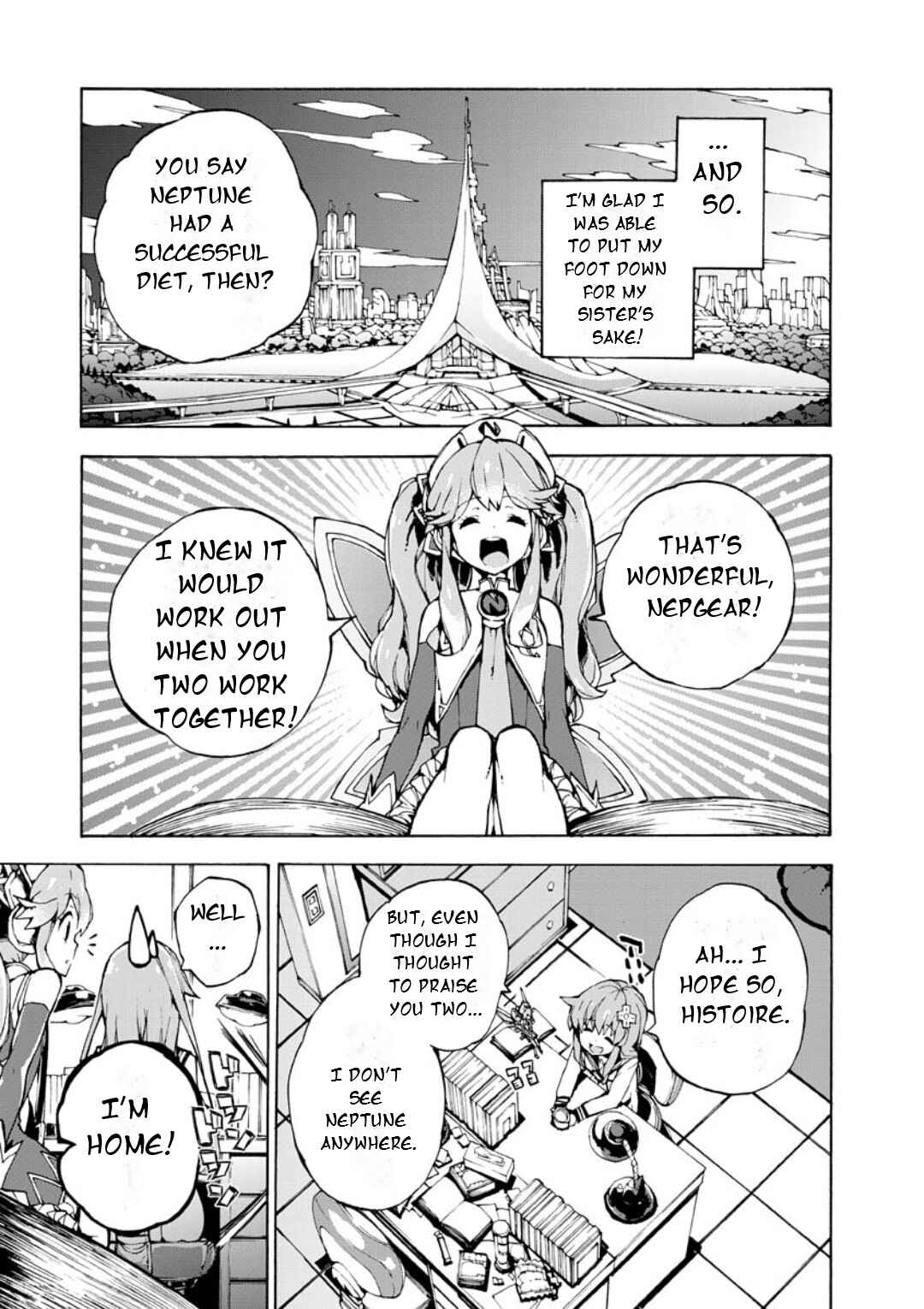 Page 14 Chapter 12 Hyperdimension Neptunia: The Animation - Comic Anthology - Dengeki Comics