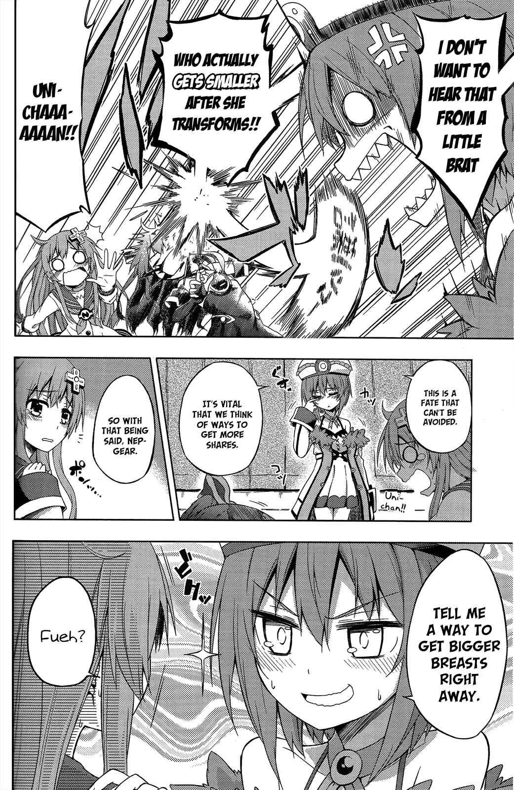 Page 4 Chapter 9 Hyperdimension Neptunia: The Animation - Comic Anthology - Dengeki Comics