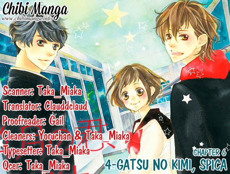 Page 1 Chapter 6 Shigatsu no Kimi, Spica.