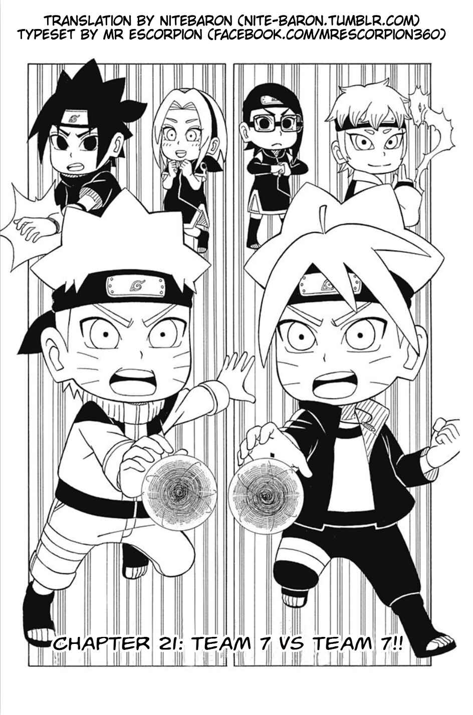 Page 1 Chapter 21 Boruto: Saikyo Dash Generations