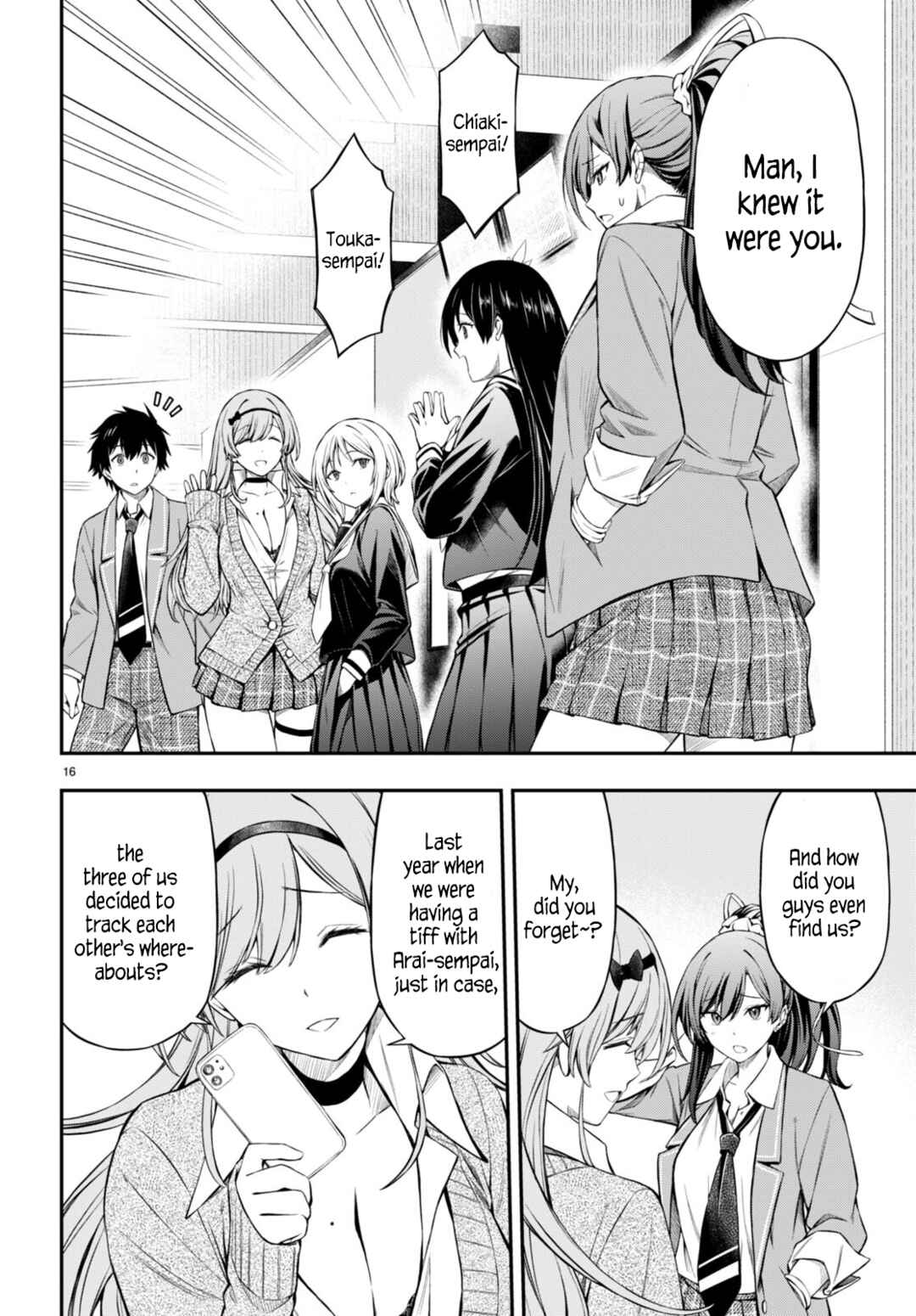 Page 16 Chapter 4 Houkago wa Kenka Saikyou no Gal ni Tsurekomareru Seikatsu - Kanojotachi ni Sukarete, Boku mo Saikyou ni!?
