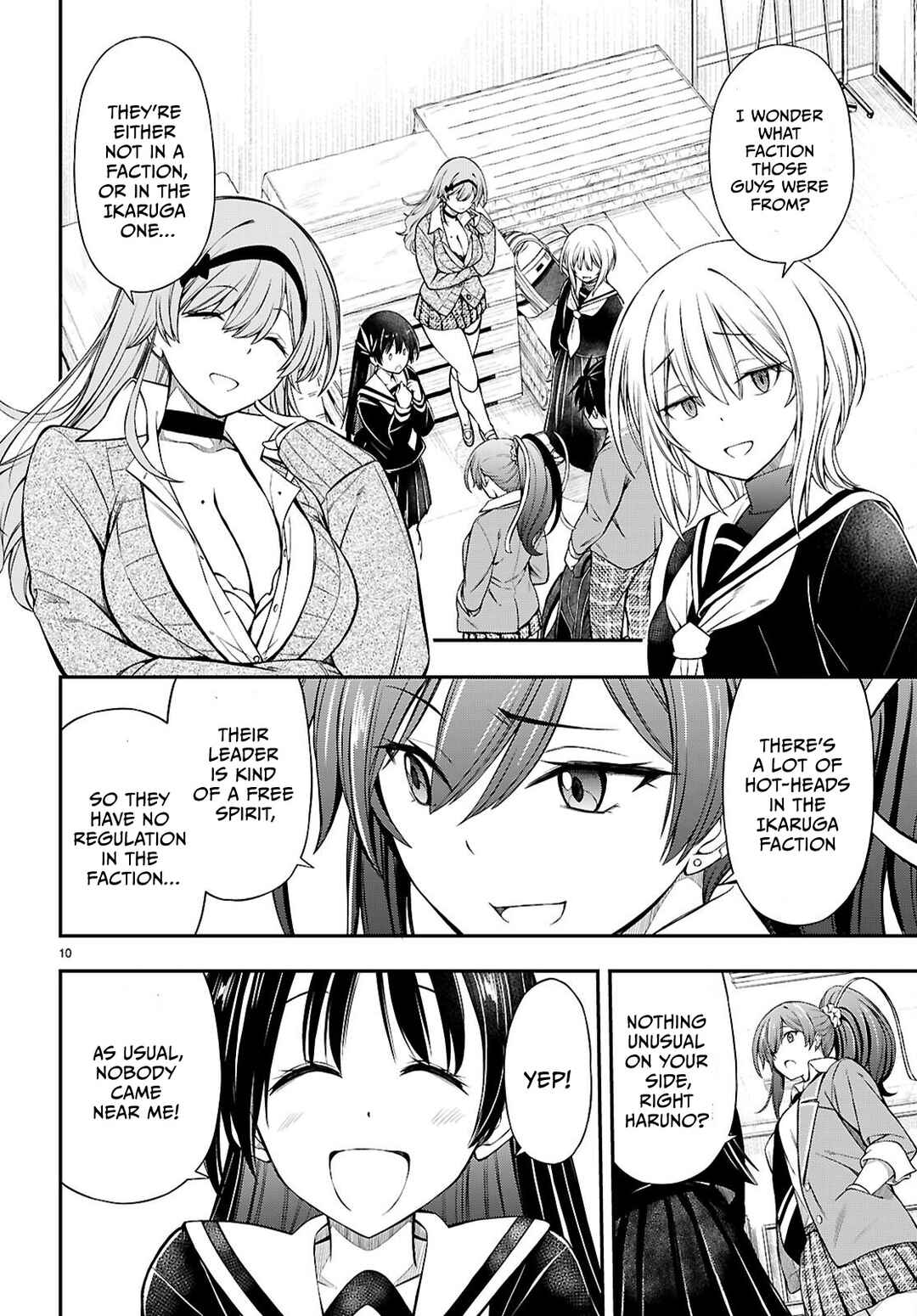 Page 10 Chapter 12 Houkago wa Kenka Saikyou no Gal ni Tsurekomareru Seikatsu - Kanojotachi ni Sukarete, Boku mo Saikyou ni!?