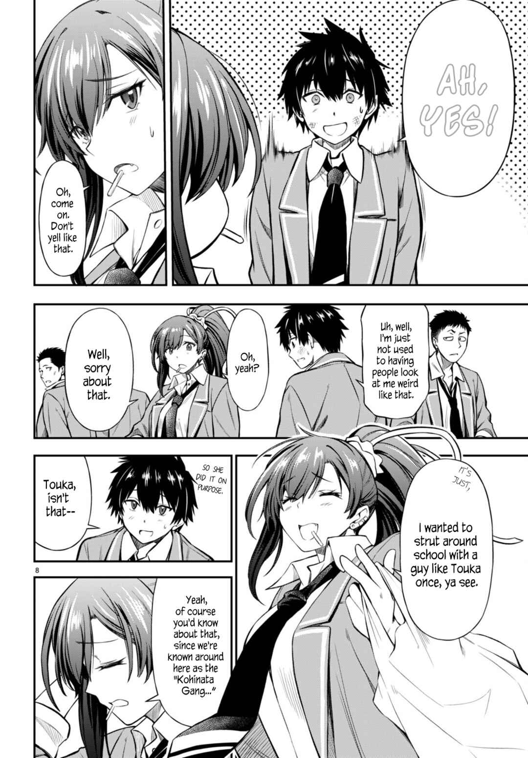 Page 8 Chapter 2 Houkago wa Kenka Saikyou no Gal ni Tsurekomareru Seikatsu - Kanojotachi ni Sukarete, Boku mo Saikyou ni!?
