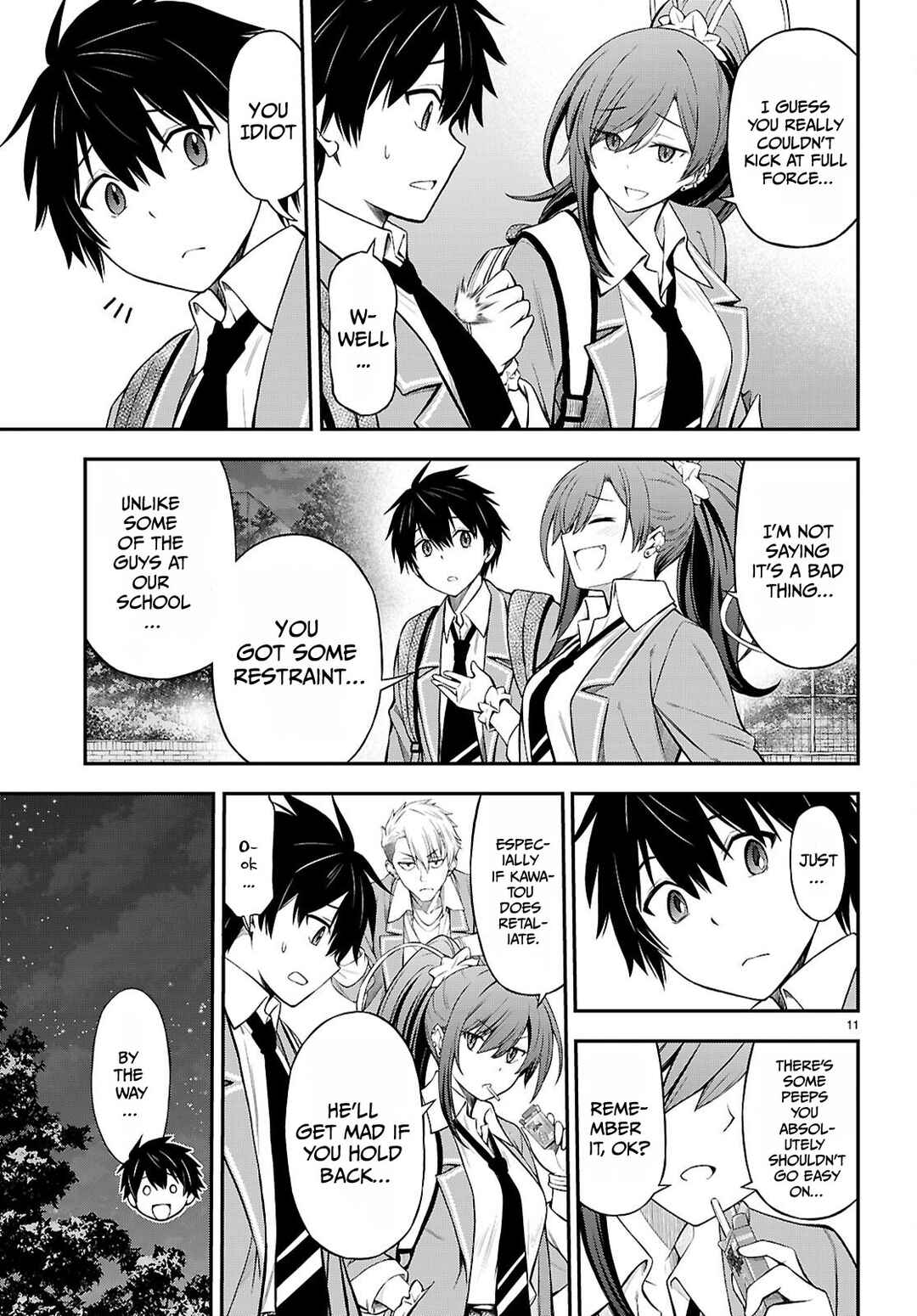 Page 11 Chapter 7 Houkago wa Kenka Saikyou no Gal ni Tsurekomareru Seikatsu - Kanojotachi ni Sukarete, Boku mo Saikyou ni!?