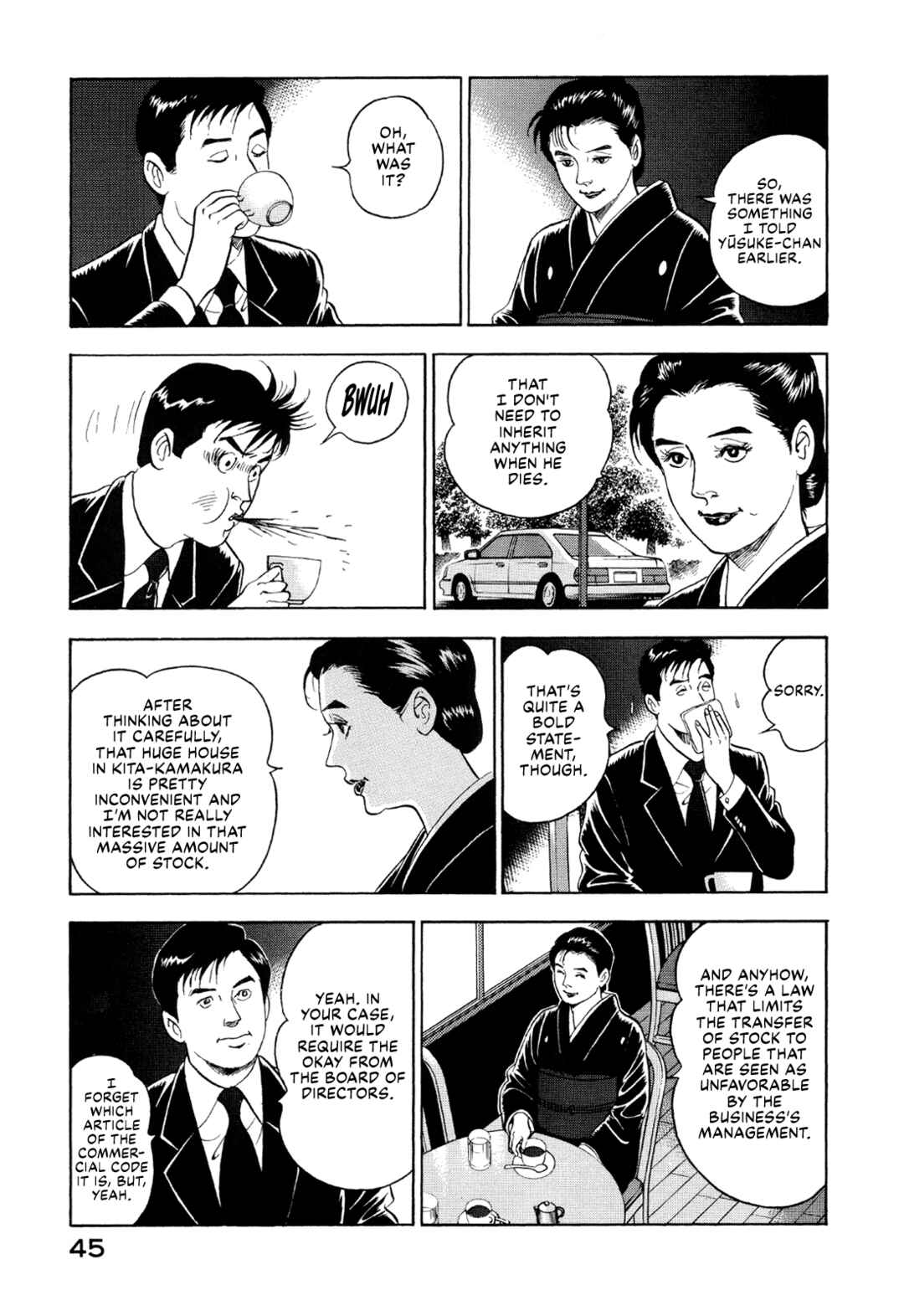 Page 7 Chapter 3 Managing Director Shima Kōsaku