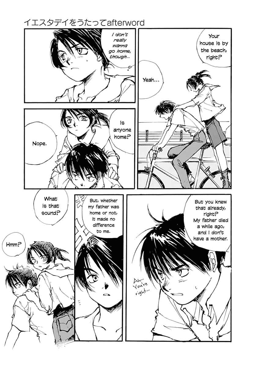 Page 25 Chapter 3 Yesterday wo Utatte afterword
