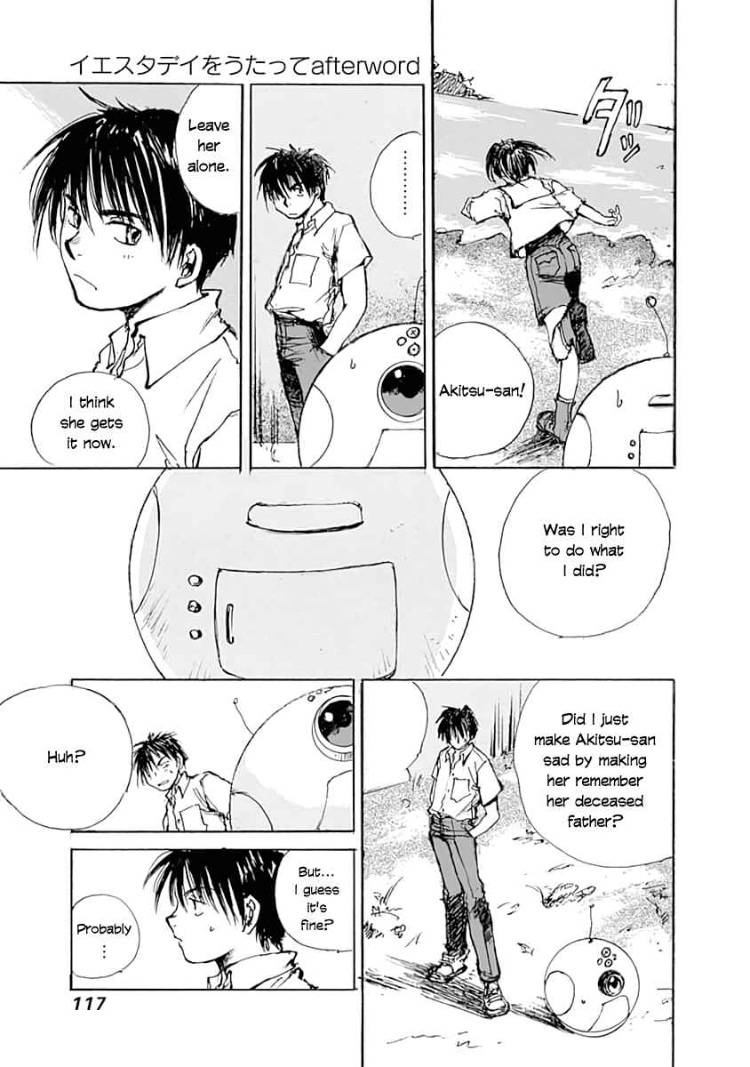 Page 33 Chapter 3 Yesterday wo Utatte afterword