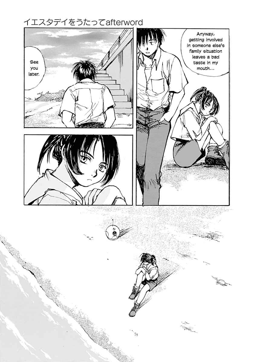 Page 35 Chapter 3 Yesterday wo Utatte afterword