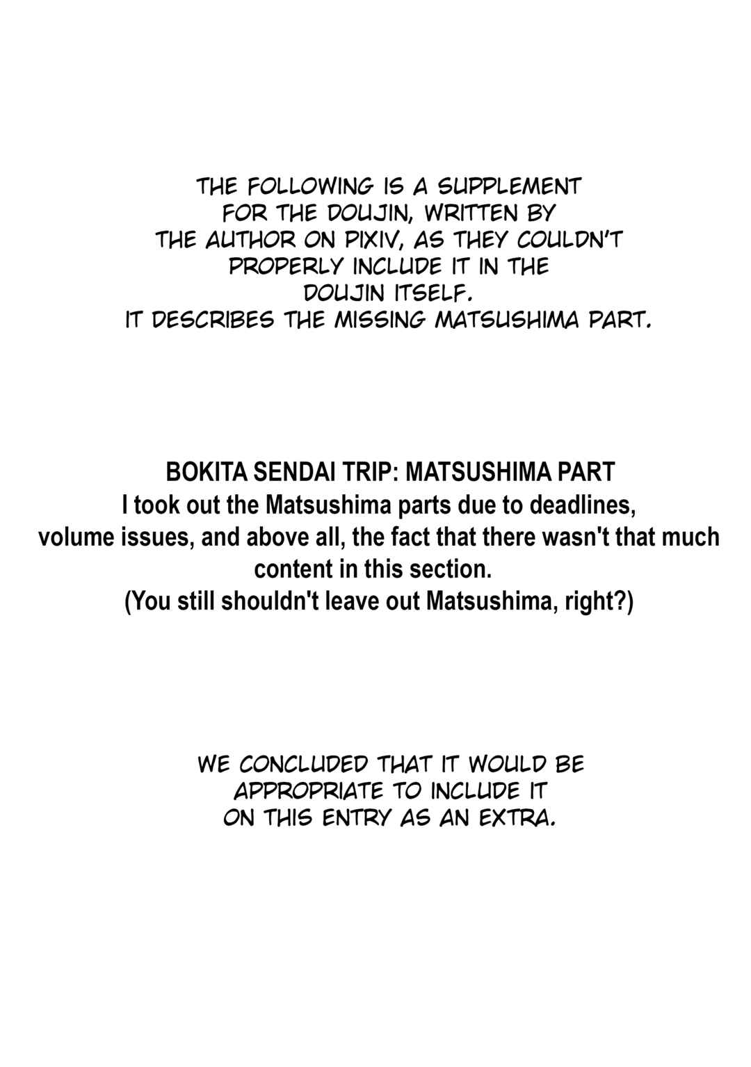 Page 1 Chapter 1.1 Bocchi The Rock! - Bokita In Sendai (Doujinshi)