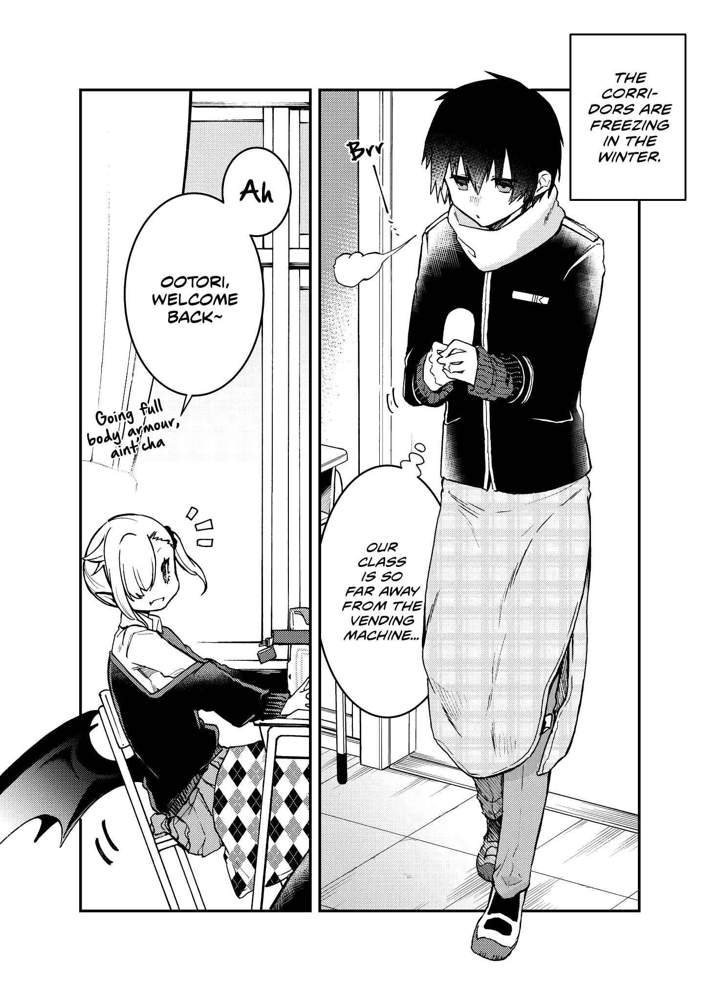 Page 1 Chapter 3 Chi wo Suu no ga Meccha Heta na Kyuuketsuki (Pre-Serialization)