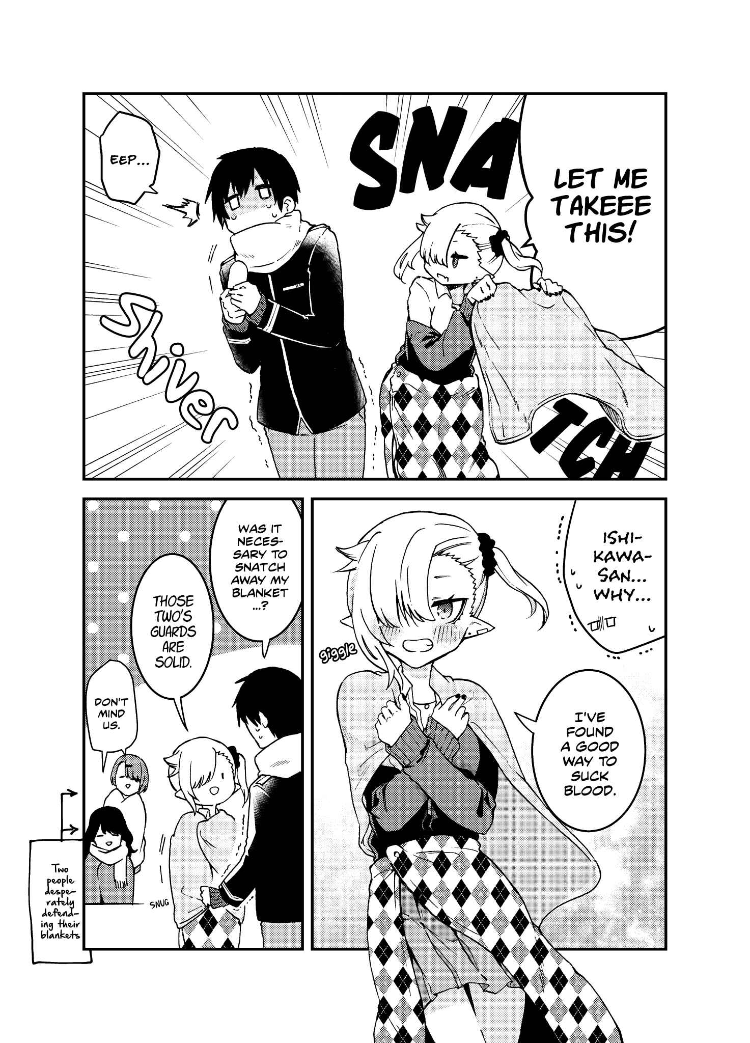 Page 2 Chapter 3 Chi wo Suu no ga Meccha Heta na Kyuuketsuki (Pre-Serialization)