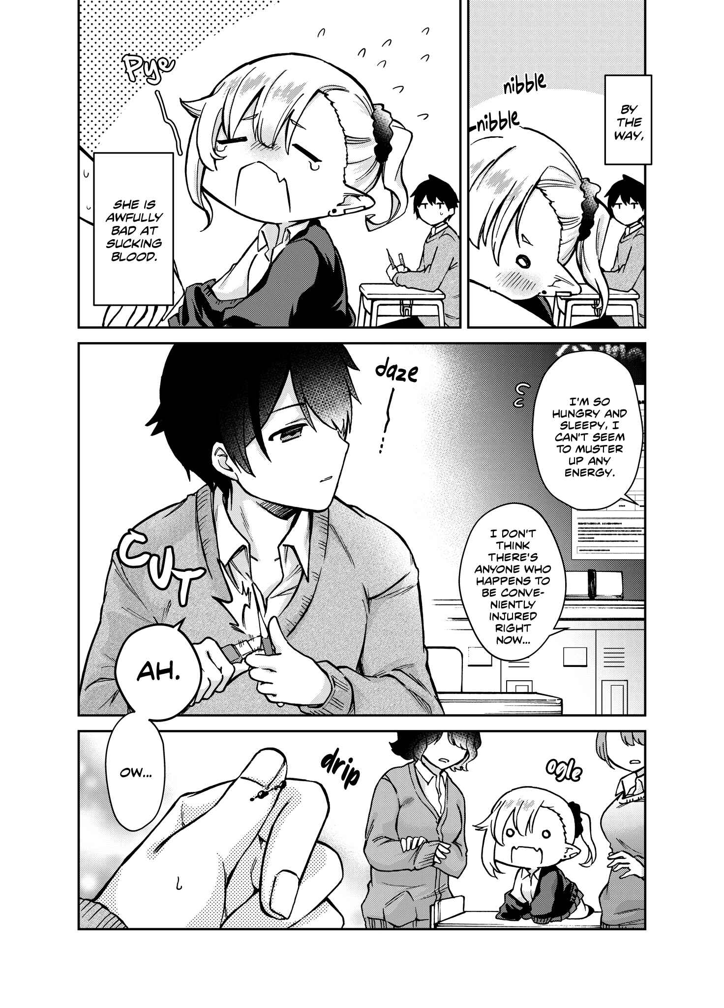Page 7 Chapter 1 Chi wo Suu no ga Meccha Heta na Kyuuketsuki (Pre-Serialization)