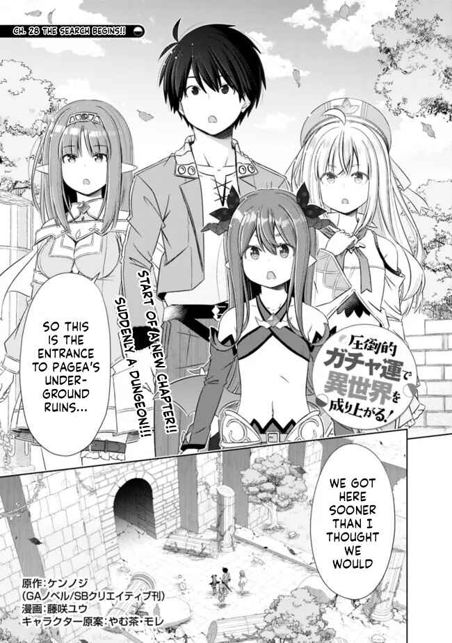 Page 1 Chapter 28 Attouteki Gacha un de Isekai wo Nariagaru!