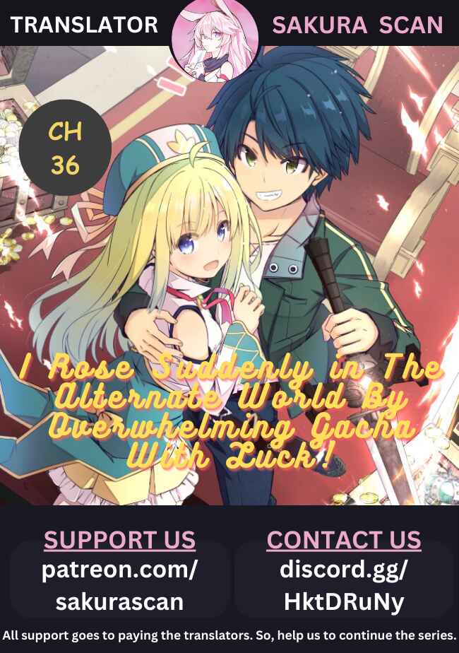 Page 1 Chapter 36 Attouteki Gacha un de Isekai wo Nariagaru!