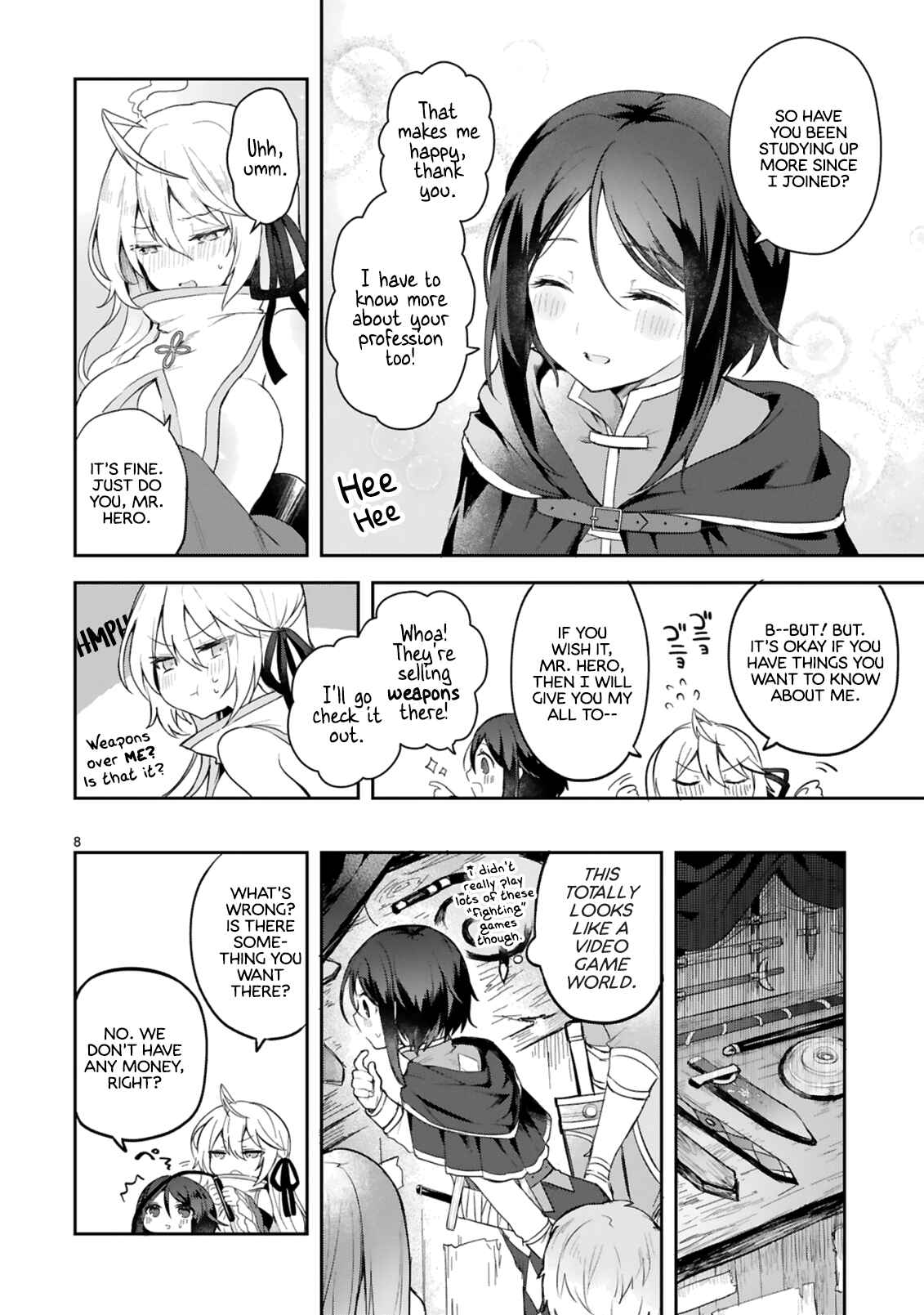 Page 8 Chapter 2 Shiro Majutsushi wa Yuusha no Level wo Agetakunai
