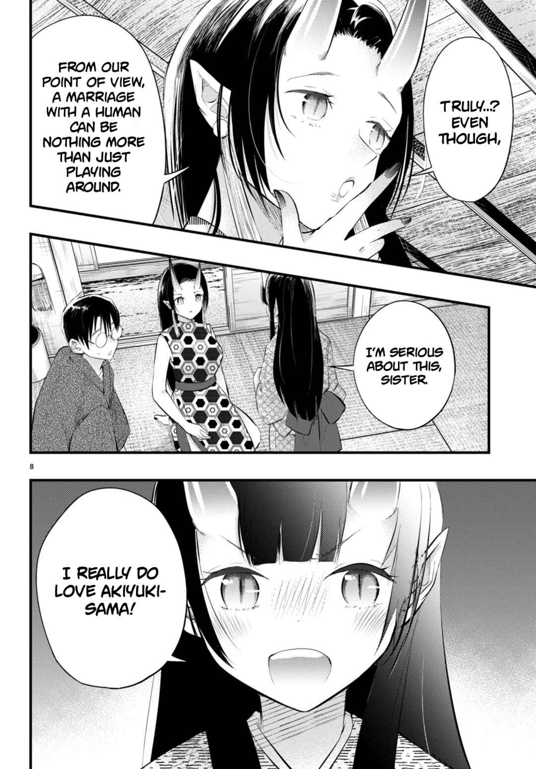 Page 8 Chapter 4 Tsuma no Kigen de Tenkou ga Kawaru Hanashi
