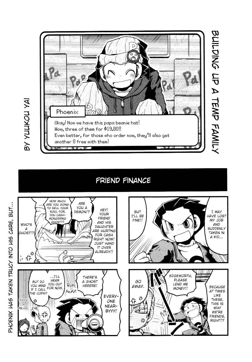 Page 1 Chapter 8 Ace Attorney Characters 4koma Kingdom