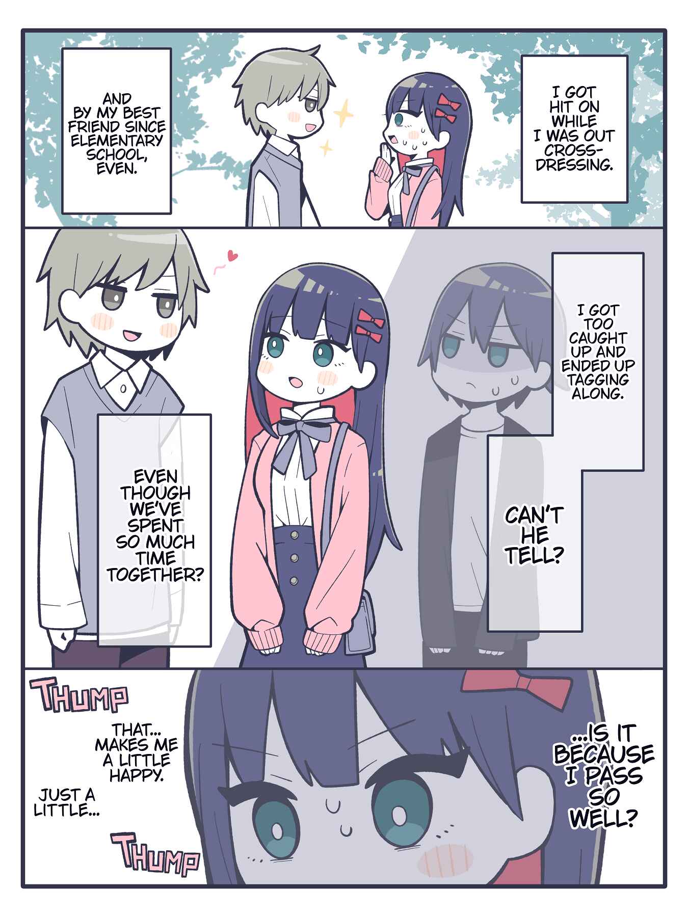 Page 1 Chapter Unknown_ec11 I Got Hit On by My Best Friend While I Was Out Crossdressing