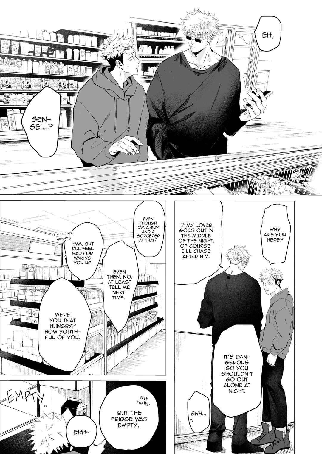 Page 12 Chapter Unknown_c163 Jujutsu Kaisen - We Are Living Tomorrow As Well. (Doujinshi)