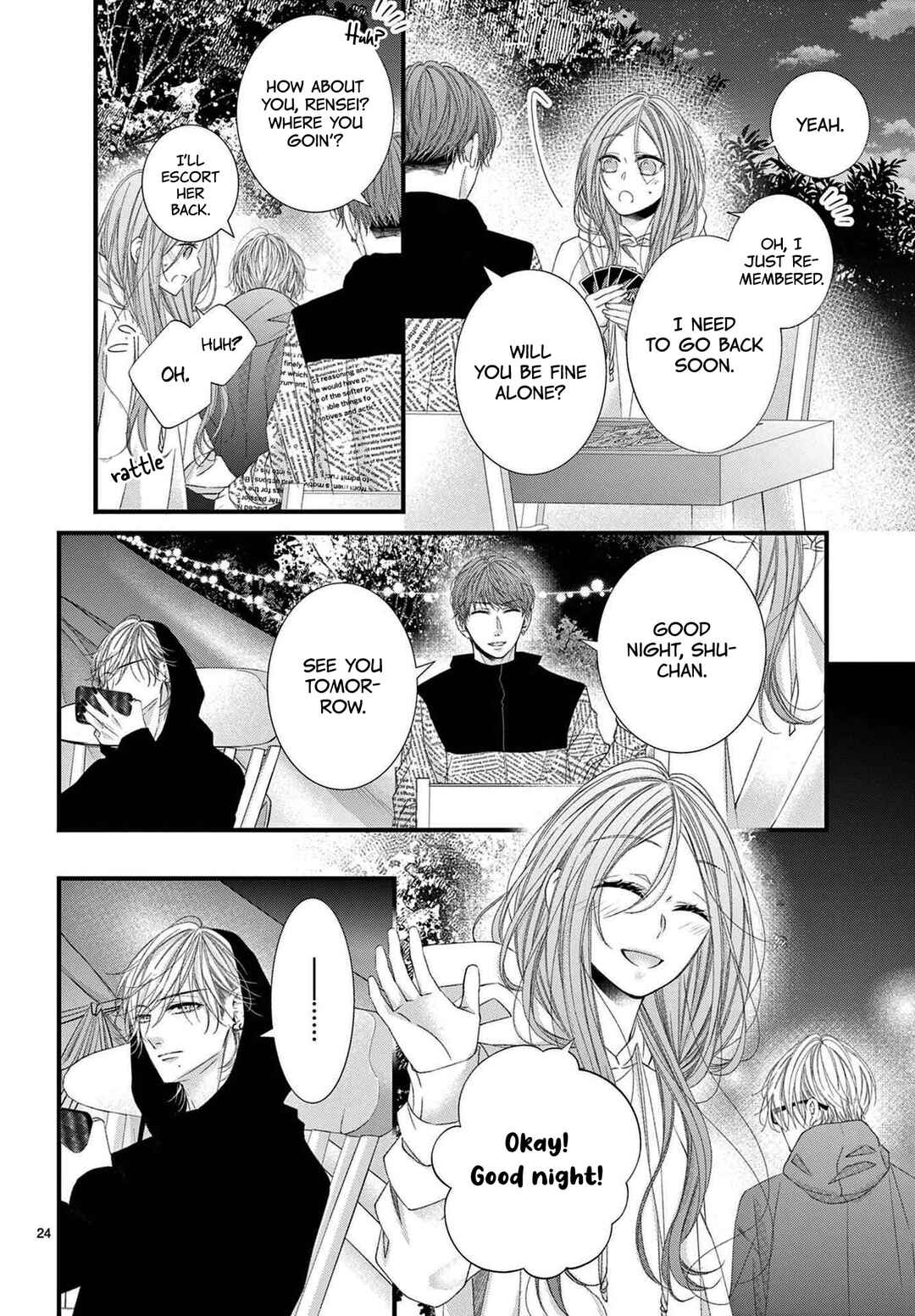 Page 24 Chapter 4 Hatsukoi no Tsuzuki wa Danshiryou de