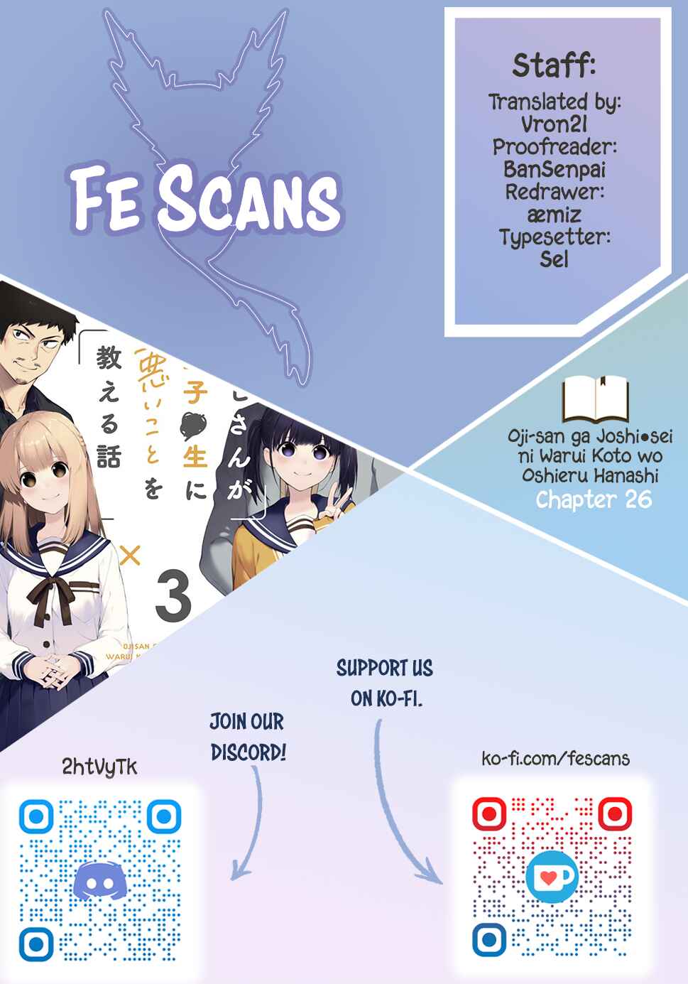 Page 1 Chapter 26 Oji-san ga Joshi●sei ni Warui Koto wo Oshieru Hanashi