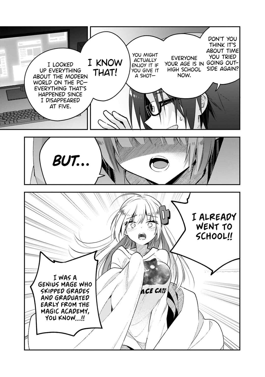 Page 13 Chapter 1 Mahou wa Isekai ni Oite Kimashita. ~ Tensai Madoushi Datta Imouto no Yowakute New Game ~