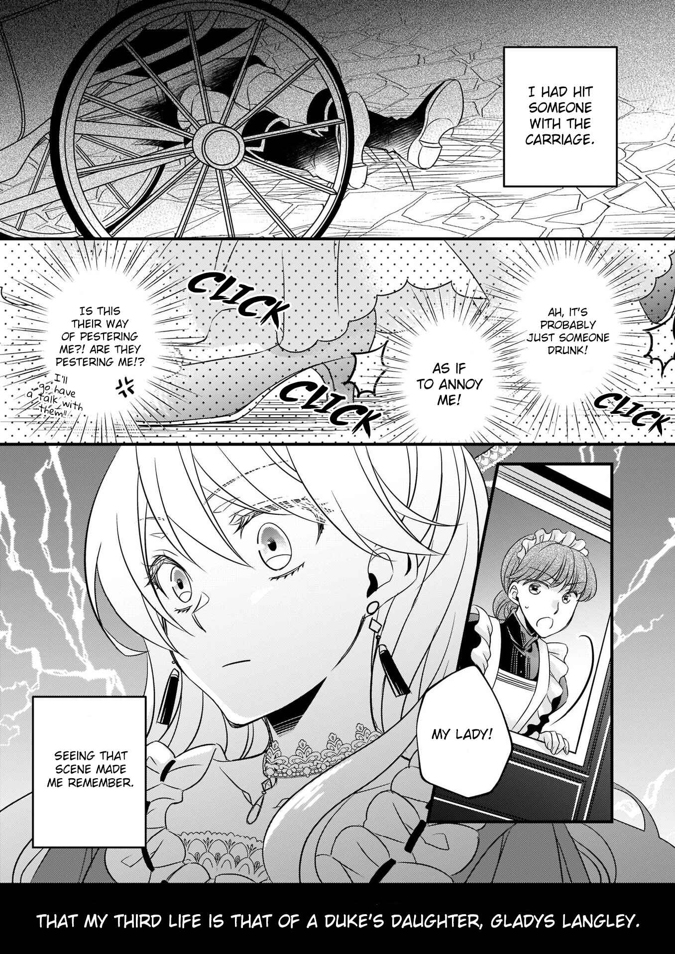 Page 1 Chapter 1 Daiyogensha wa Zensei kara Nigeru