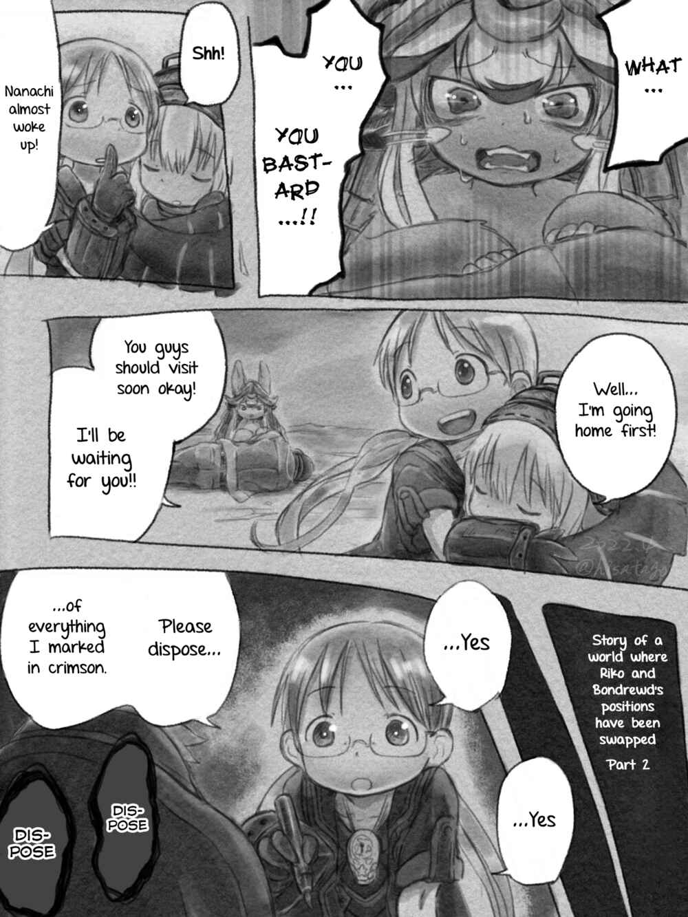Page 3 Chapter Unknown_1fdc Story of a world where Riko and Bondrewds positions have been swapped