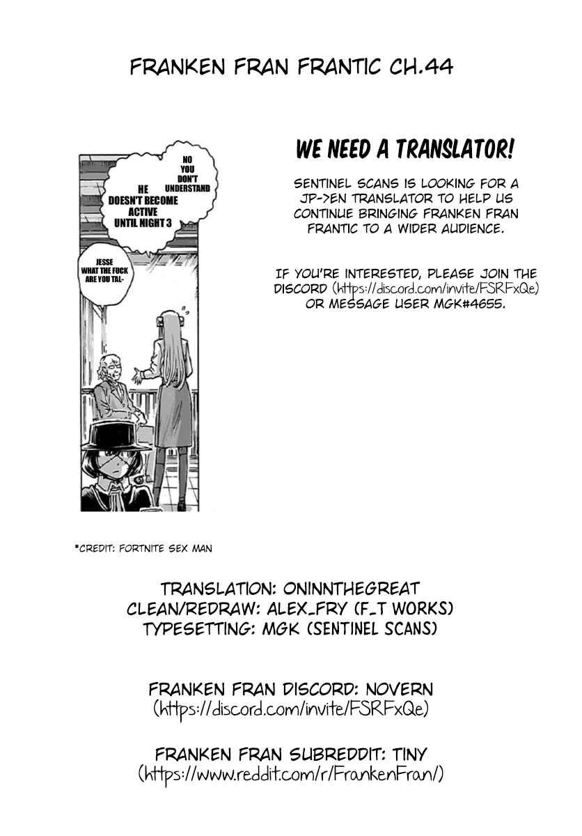 Page 24 Chapter 44 Franken Fran Frantic